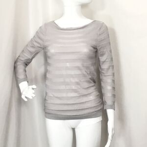 Ann Taylor Loft Thin Knit 3/4 Sleeve Top (UC11)